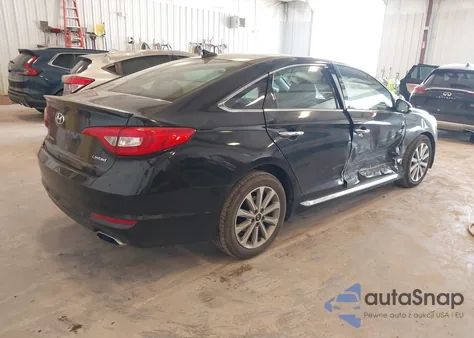 2016 Hyundai Sonata Limited from USA, damaged, VIN 5NPE34AFXGH281485